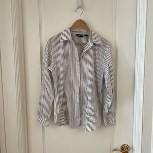 Button up striped shirt